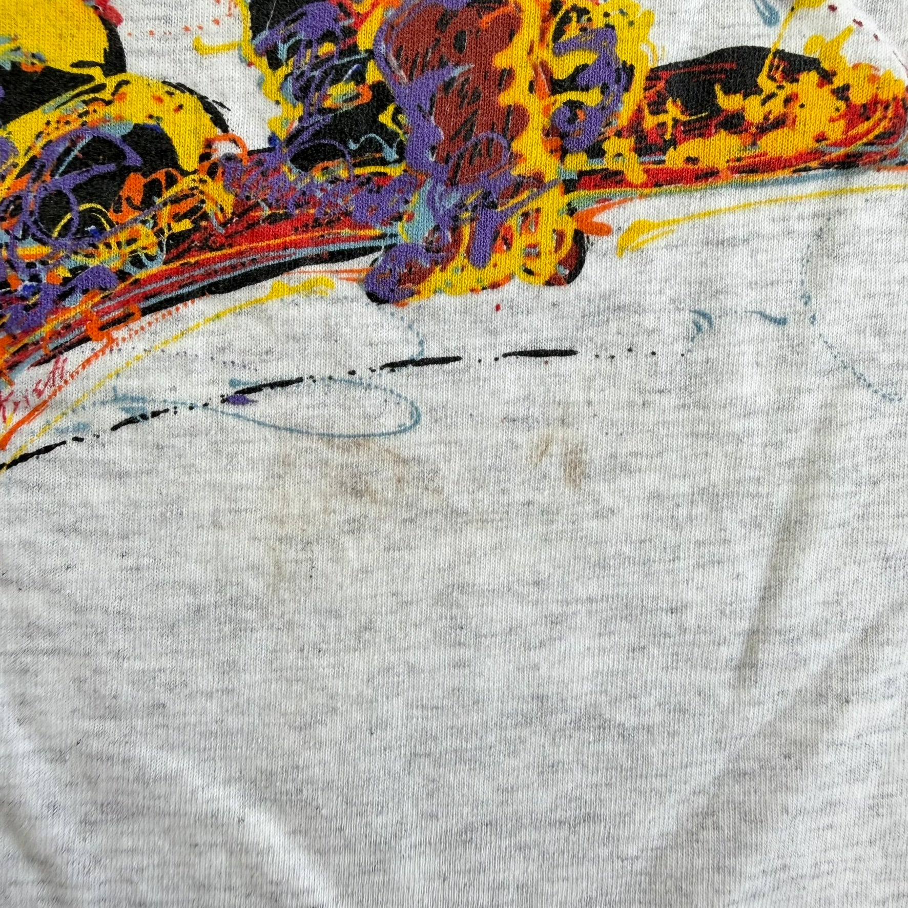 J- Vintage '94 Snow Board Graphic & Text Single Stitch Tee - L