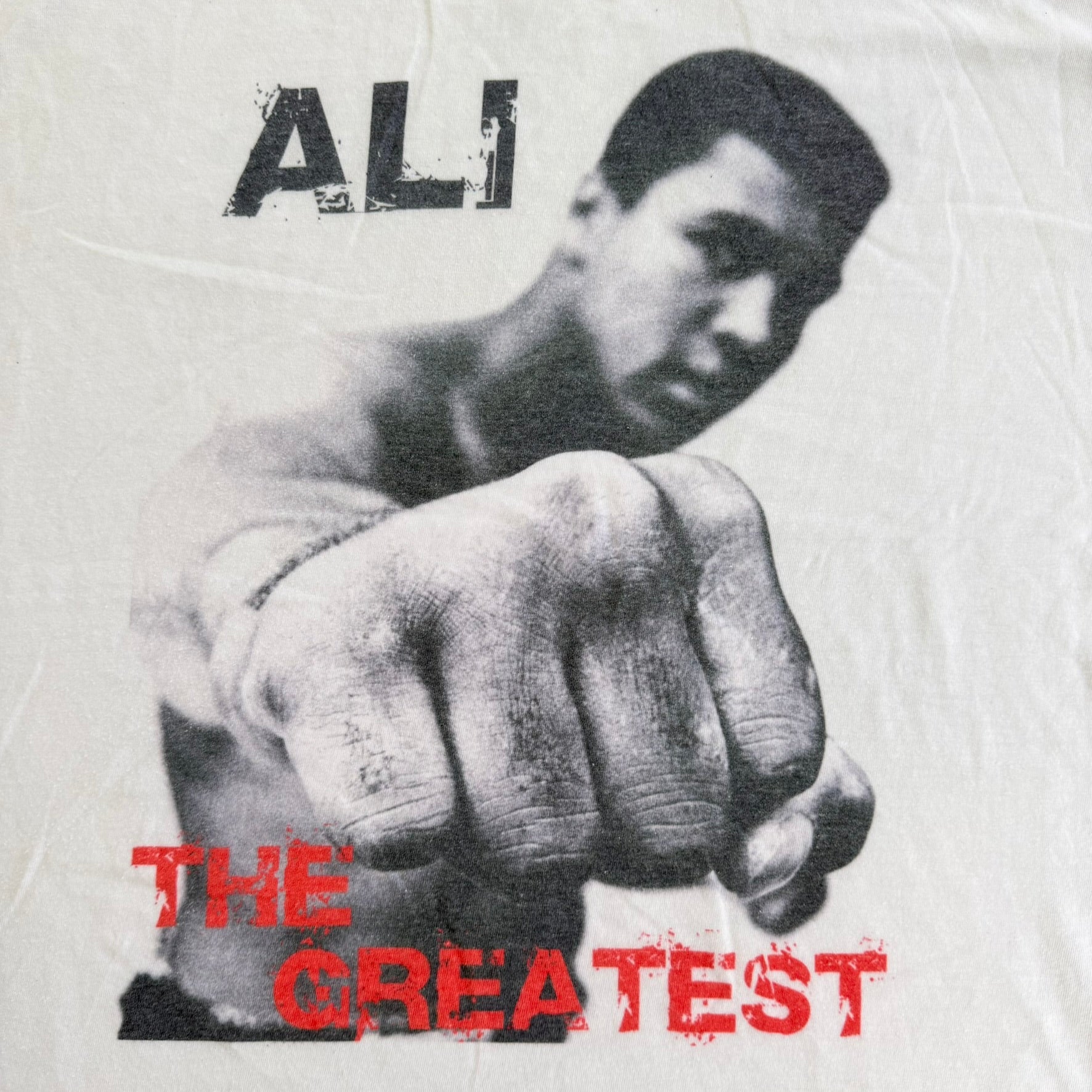 J- Muhammad Ali The Greatest Punching Picture Graphic Tee - XL