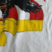 Vintage 90s Support Operation Desert Storm F-15 Eagle Fight Jet Made In USA Single Stitch Tee - L