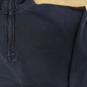 J- Vintage Nautica Navy Quarter Zip Crewneck - 2XL