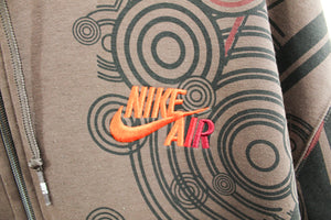 Nike Embroidered Swoosh Zip Up Hoodie