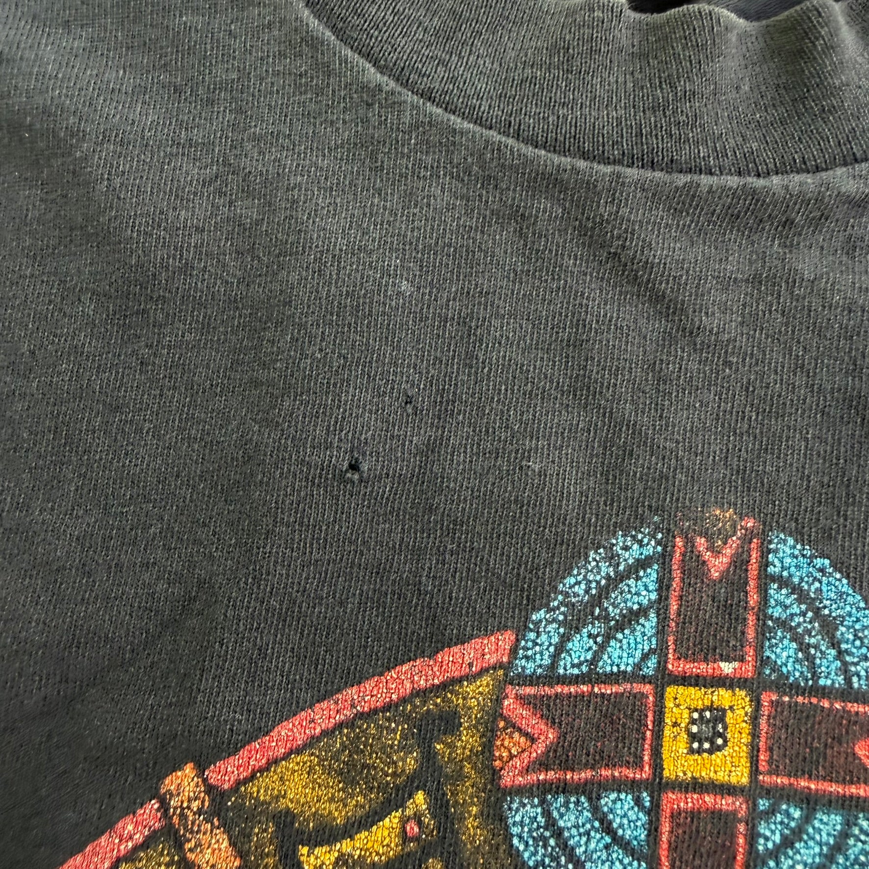 J- Vintage Stovensville Montana Bison Skulls Graphic Made In USA Single Stitch Tee - M