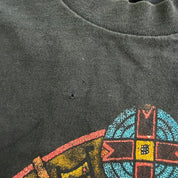 J- Vintage Stovensville Montana Bison Skulls Graphic Made In USA Single Stitch Tee - M