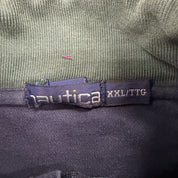 J- Vintage Nautica Navy Quarter Zip Crewneck - 2XL