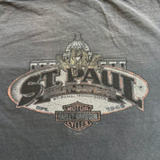 J- Vintage '02 Harley Davidson St Paul Minnesota Free Spirit Pocket Tee - XL