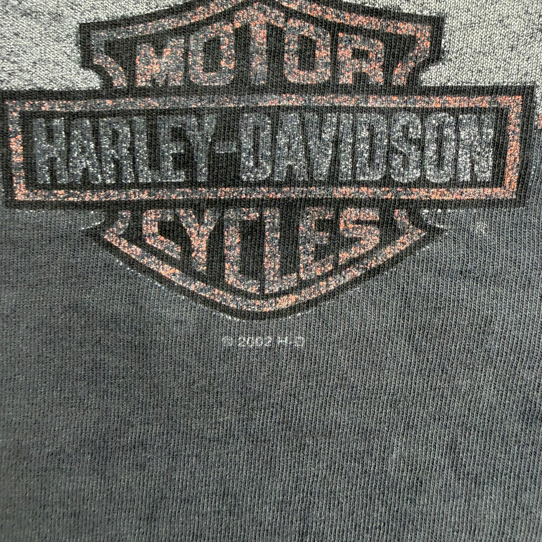 J- Vintage '02 Harley Davidson St Paul Minnesota Free Spirit Pocket Tee - XL