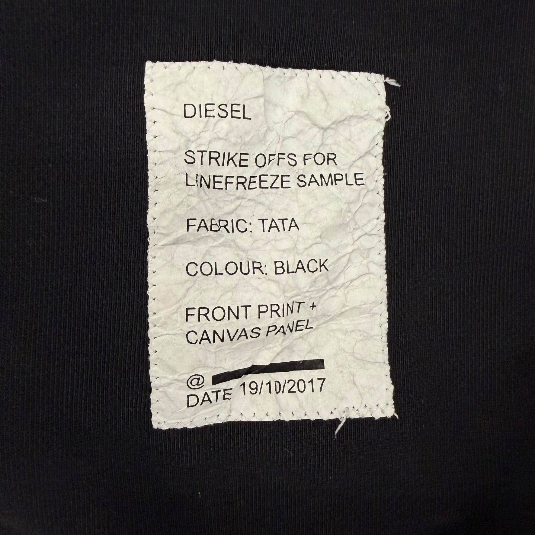 J- Diesel Artwork & Text Graphic Hoodie - M