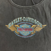 Vintage '95 Harley Davidson Annapolis Maryland Graphic Made In USA Tank Top - XL