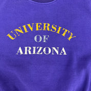 J- Vintage University Of Arizona Text Crewneck - M