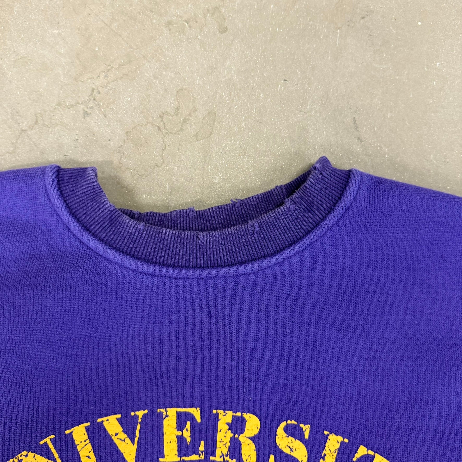 J- Vintage University Of Arizona Text Crewneck - M