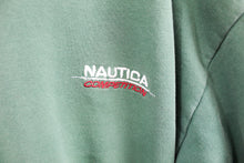 Load image into Gallery viewer, Nautica Embroidered Script Quarter Zip Sweater
