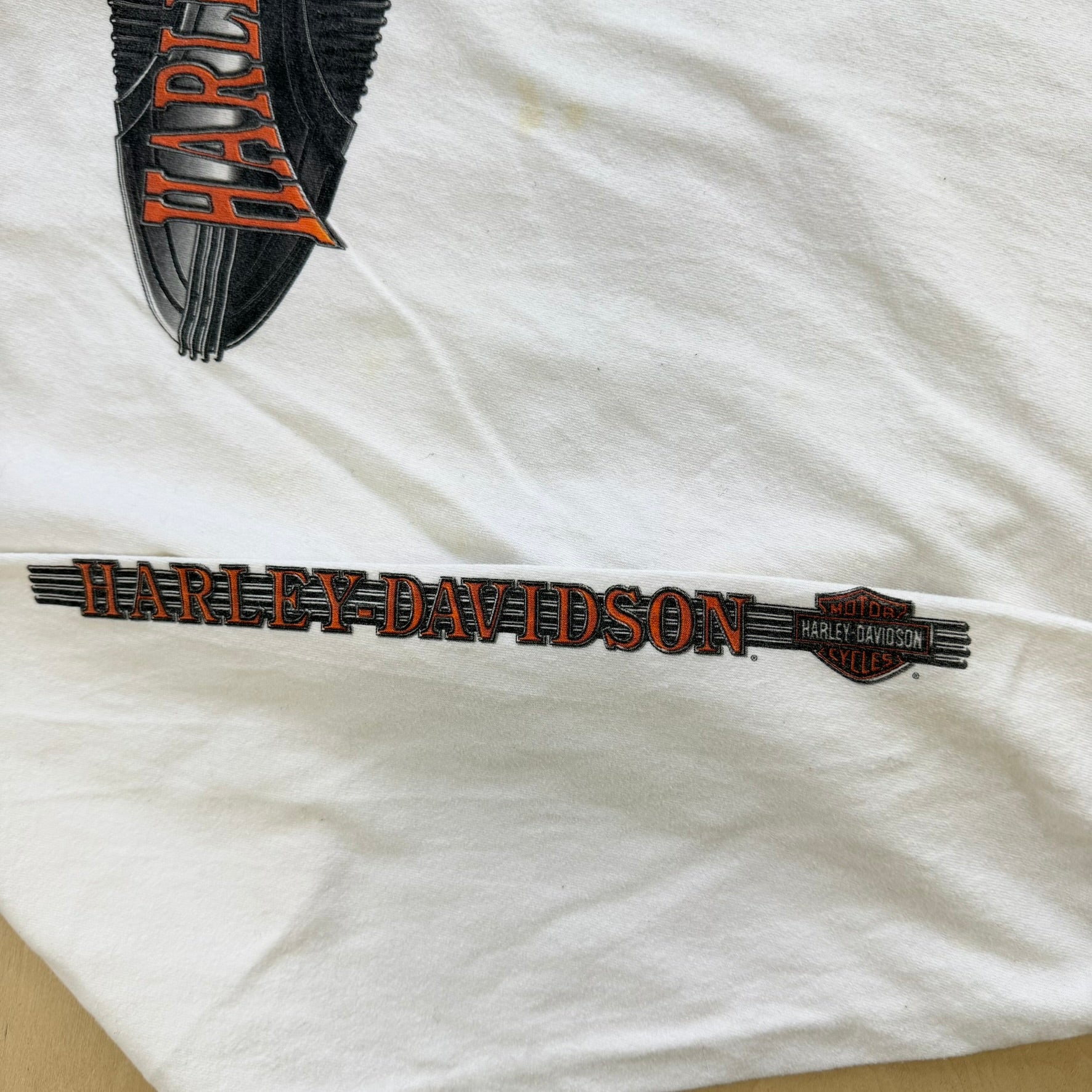 Vintage '06 Harley Davidson Lloydminster Canada Graphic Long Sleeve Tee - 2XL