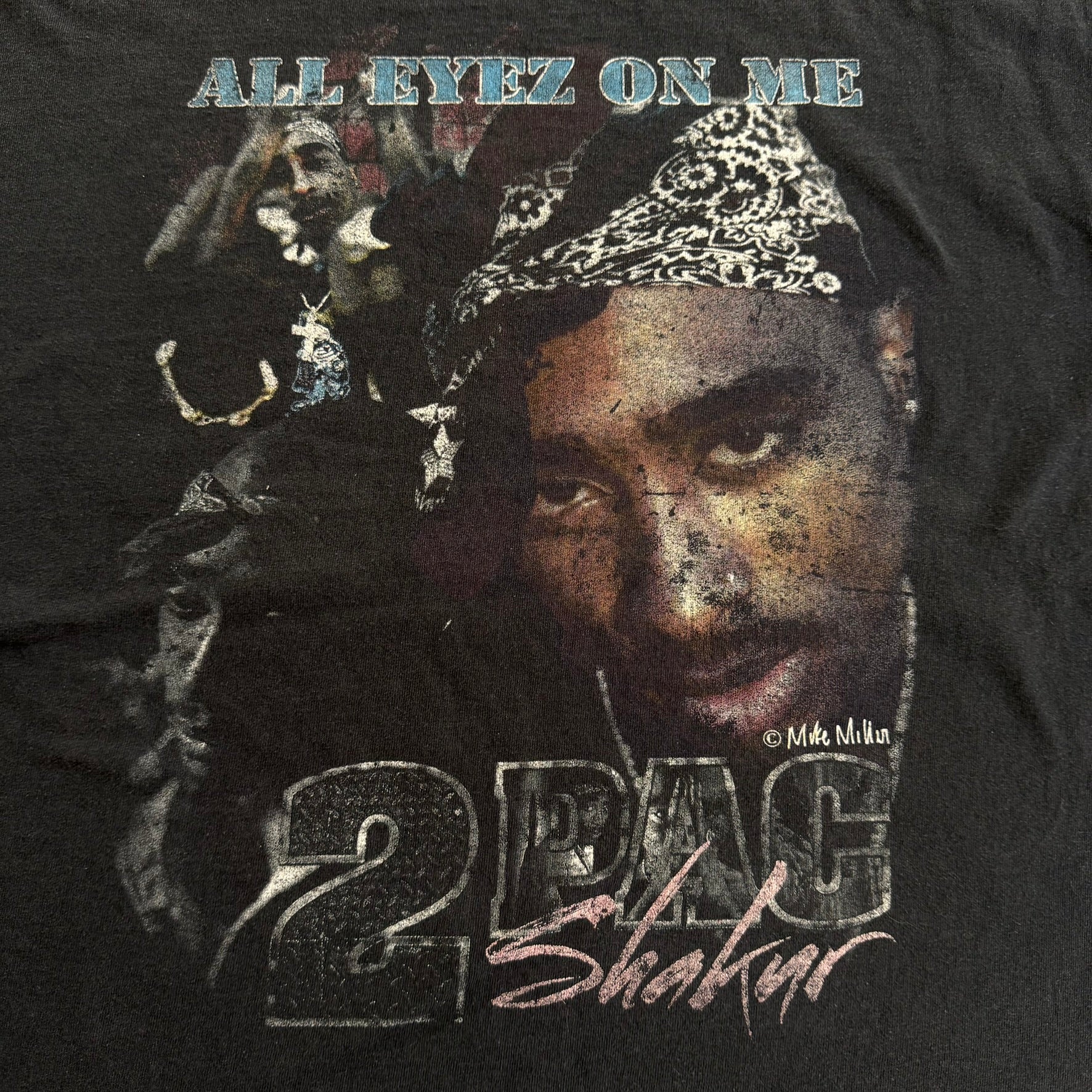 J- '21 Tupac Shakur All Eyes On Me Graphic & Text Tee - XL