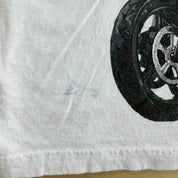 Vintage Dom Rebel Wasp Motorcycle Made In Canada V Neck Tee - M