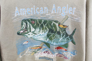 Vintage American Angler Embroidered Fish Crewneck