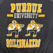 J- Vintage Purdue University Boilermaker Made In USA Crewneck - L