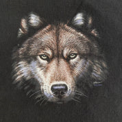 Vintage '00 Alore Wolf Graphic Made In USA Single Stitch Tee - M