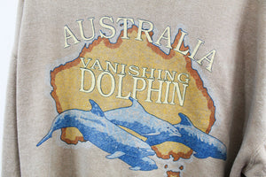 Vintage Australia Vanishing Dolphin Crewneck