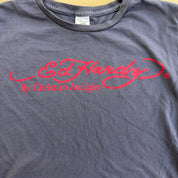 J- Vintage Ed Hardy Text Women's Tee - Women's XS