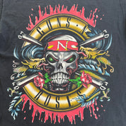 J- Vintage Guns & Roses Graphic & Text Tee - L