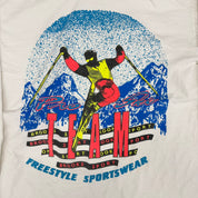 J- Vintage Brooks Sports Pro Sky Team Graphic Long Sleeve Tee - XL