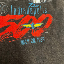 Load image into Gallery viewer, D- Vintage 1989 Indianapolis Speedway Car Graphic Single Stitch Tee
