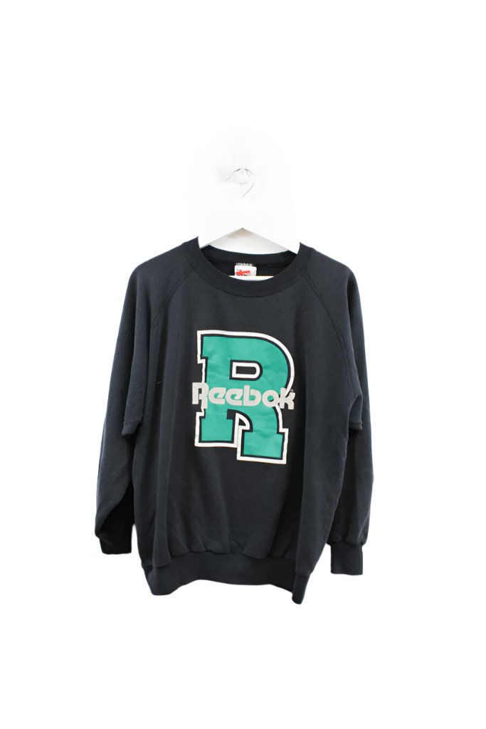 Z- Vintage 90s Reebok Logo & Script Crewneck