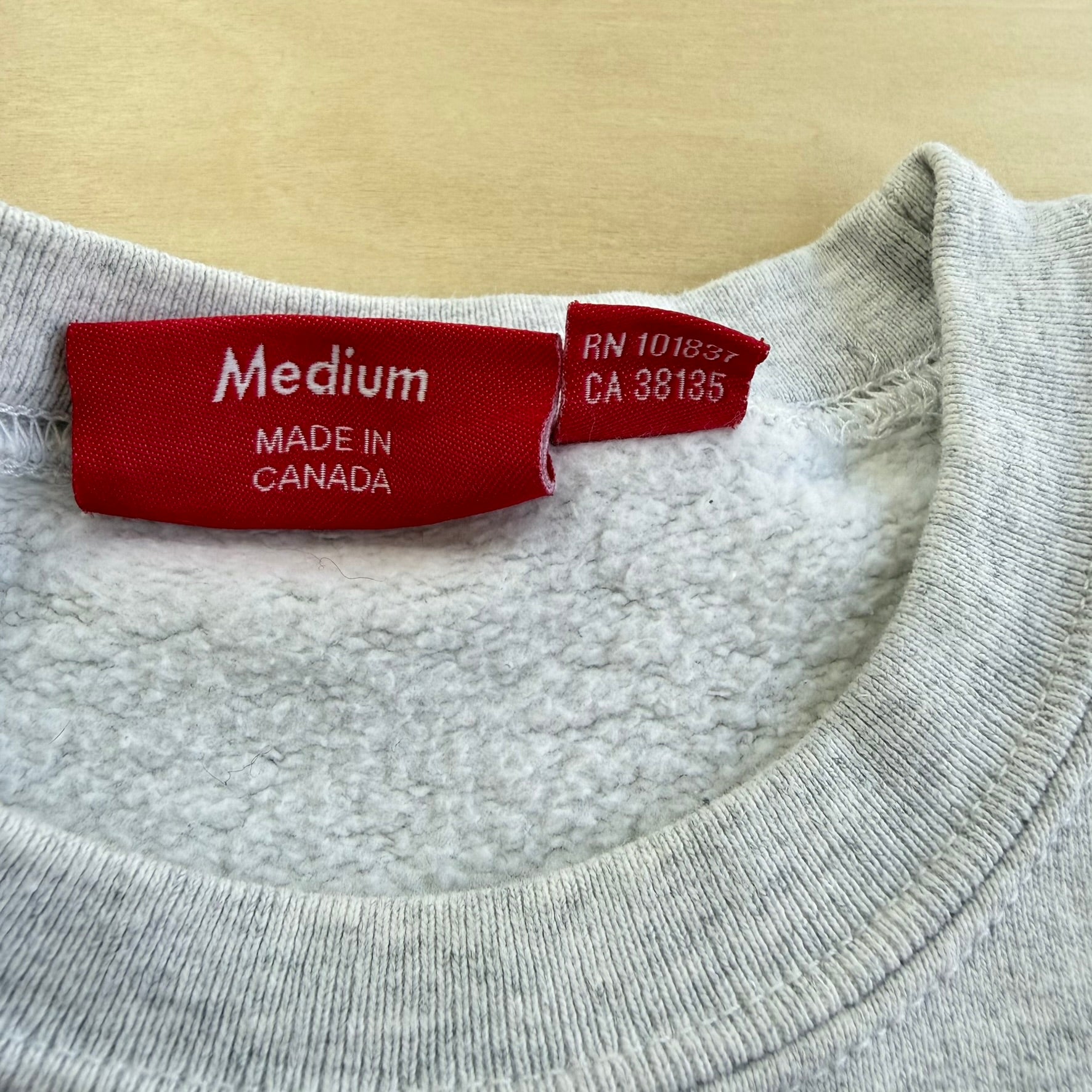 J- Supreme SS21 Small Box Logo Embroidered Grey Crewneck - M