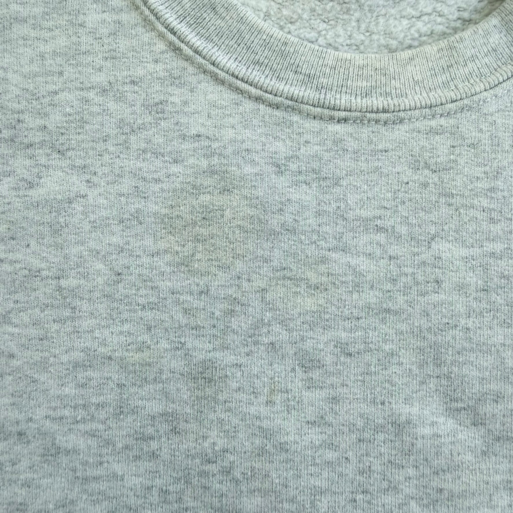 J- Supreme SS21 Small Box Logo Embroidered Grey Crewneck - M