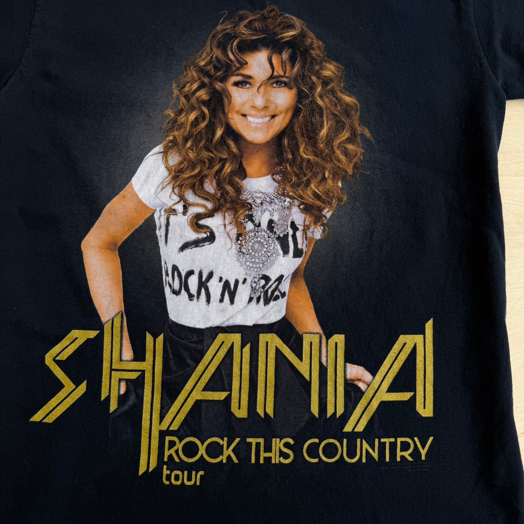 '15 Shania Twain Rock This Country Tour Graphic Tee - S