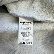 J- Supreme SS21 Small Box Logo Embroidered Grey Crewneck - M