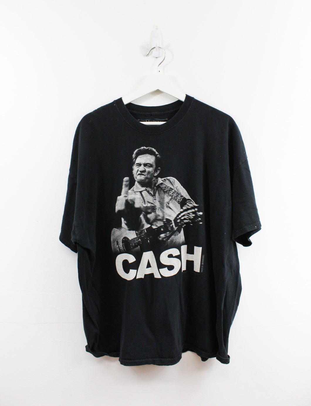 Johnny Cash Flipping Bird Picture Tee