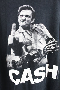 Johnny Cash Flipping Bird Picture Tee
