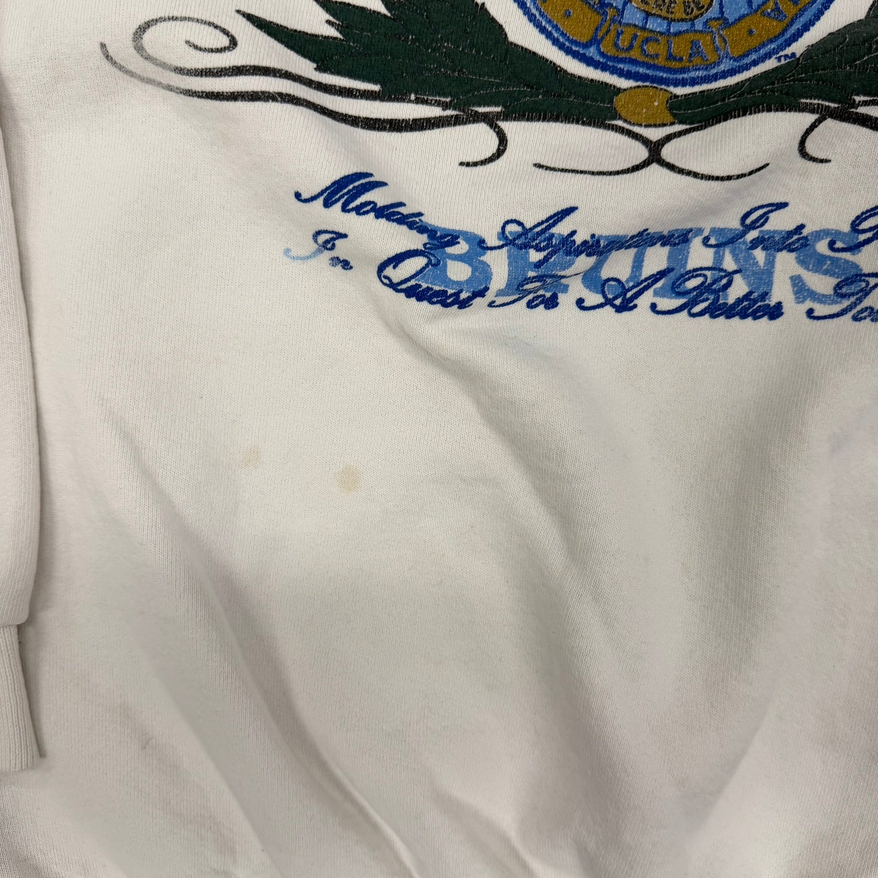 J- Vintage UCLA Text & Graphic Made In USA Crewneck - XL