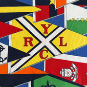Vintage Polo RL Yacht Club All Over Print Graphic Single Stitch Tee - S