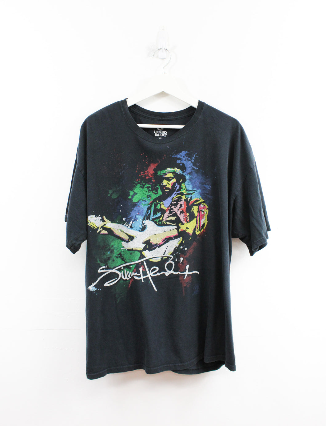 Vintage Liquid Blue Jimi Hendrix Tee
