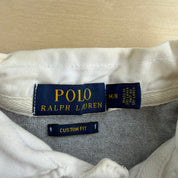 Vintage Polo RL Embroidered Chenille Text Rugby Shirt - M