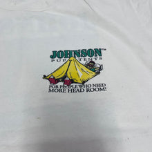 Load image into Gallery viewer, D- Vintage Big Johnson&#39;s Pup Tents Graphic Single Stitch Tee
