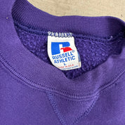 J- Vintage Weber State University Text Russell Athletic Made In USA Crewneck - L