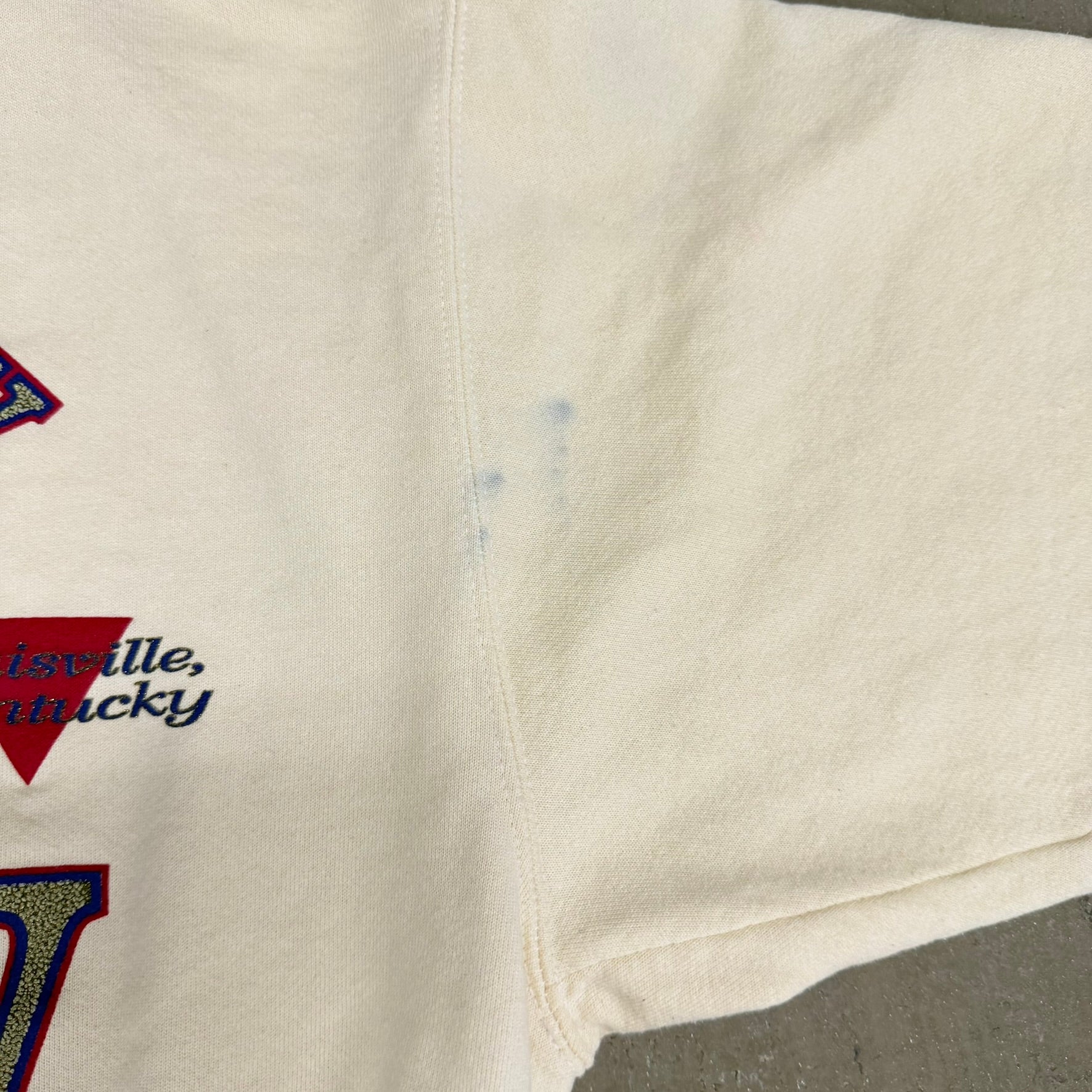 J- Vintage '95 Kentucky Derby 121 Graphic Made In USA Crewneck - L