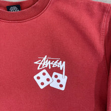 Load image into Gallery viewer, D- Vintage Stussy Text &amp; Dice Crewneck
