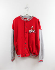 Majestic X MLB Cincinnati Cardinals Embroidered Varsity Jacket