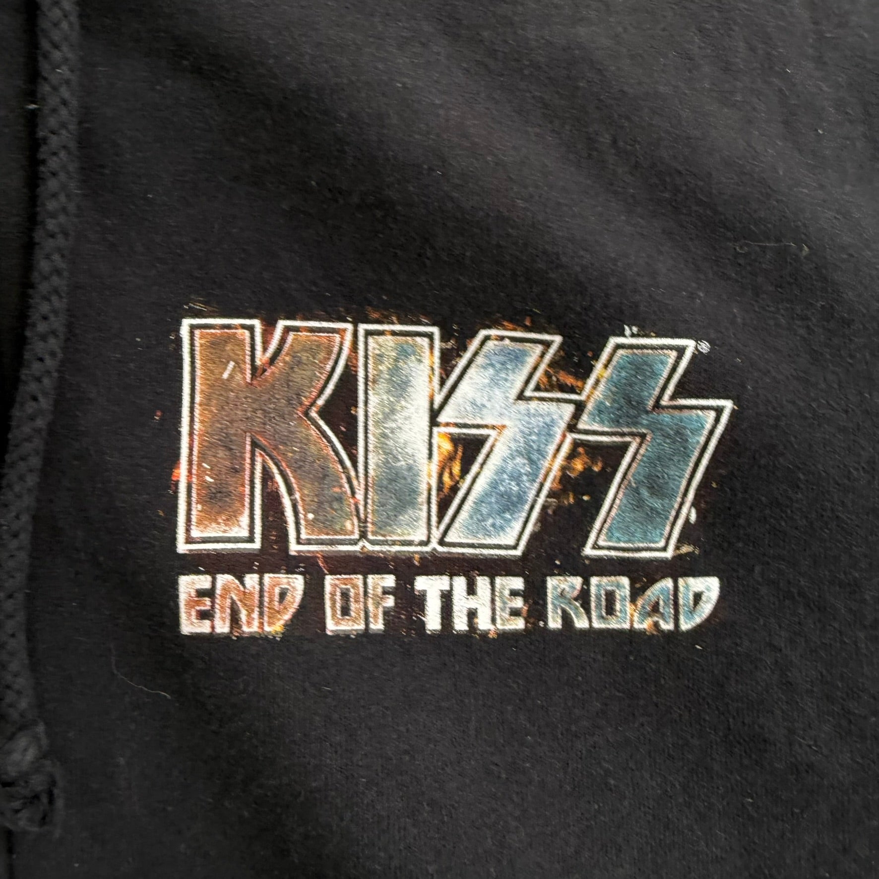 J- '19 Kiss End Of The Road Tour Graphic Zip Up Hoodie - XL