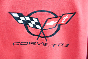 Vintage Corvette Embroidered Logo Crewneck