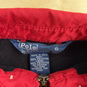 Vintage Toddler 90s Polo RL Embroidered Logo Zip Up Harrington Jacket - 16