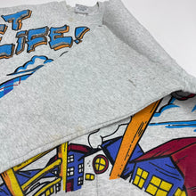 Load image into Gallery viewer, D- Vintage 1996 Looney Tunes Tweedy Bird &amp; Sylvester Cat Jumbo Print Crewneck
