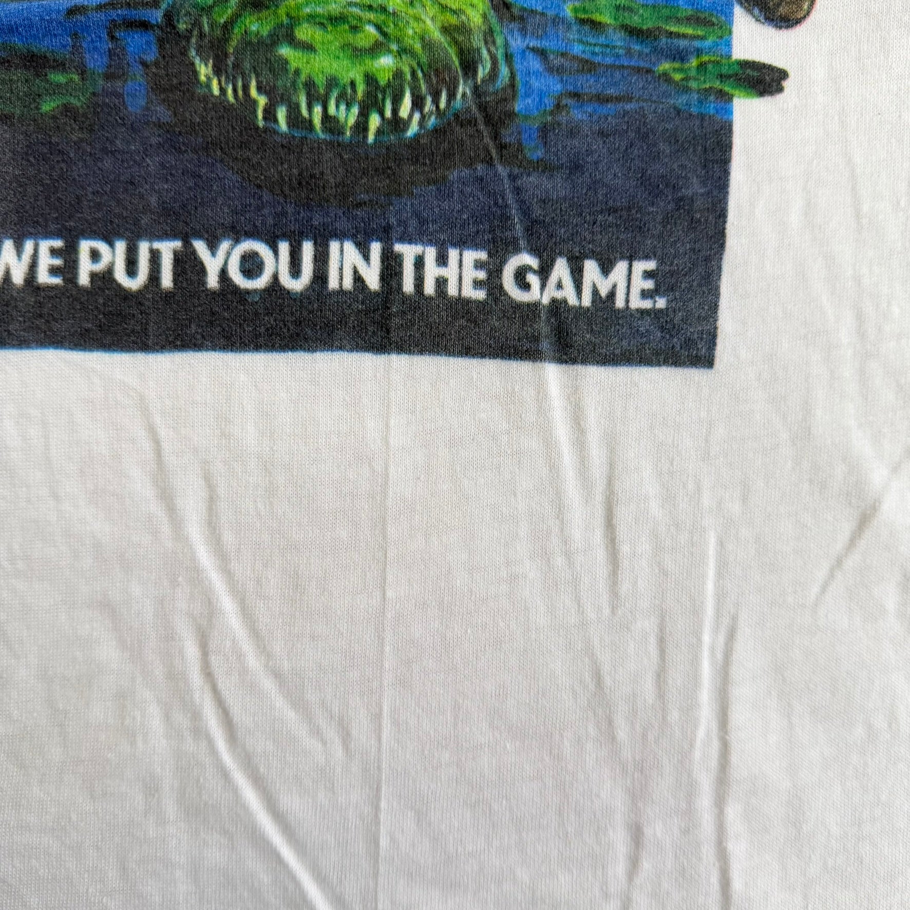 J- Vintage 80s Pitfall! By Activision Graphic Made In USA 50/50 Ringer Tee - L