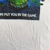 J- Vintage 80s Pitfall! By Activision Graphic Made In USA 50/50 Ringer Tee - L