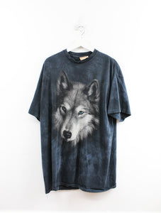Vintage Blue Eyed Wolf Tee