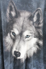 Load image into Gallery viewer, Vintage Blue Eyed Wolf Tee
